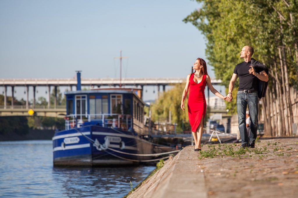 fotoshooting with love story in paris