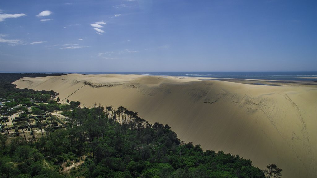 aerial photo Dune du Pilat photography